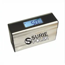 Surie Polex 170X100X45 mm Gloss Meter with Bright LCD Display (60-Degree Gloss Measurement)