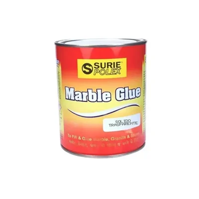 Surie Polex 1Ltr Marble Glue Solido Transparent for Marble, Granite, Concrete