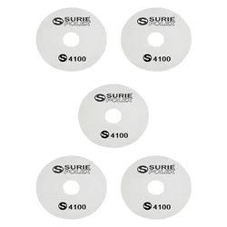 Surie Polex 13 inch White Floor Polishing Pads For Polishing and Buffing (4100) - Pack of 5