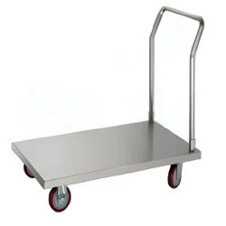 Suwas Trolley 400 kg Load Capacity SS 304 Platform Trolley With 1 Year Warranty (SU-PT-001)
