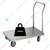 Suwas Trolley 400 kg Load Capacity SS 304 Platform Trolley With 1 Year Warranty (SU-PT-001)