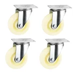 Suwas Trolley 76mm x 32mm 75Kg. Loading Capacity Nylon Swivel Castor Wheel (Pack of 4)