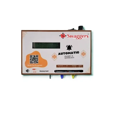 SWAGGERS Automatic School Bell Management System Compatible with All Branded Amplifier & Speaker
