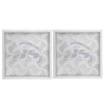 JS DESIGNER Pack Of 2 Chequered ( Swastic Shape ) Silicone Plastic Tile Mould | 12 x 12 Inches