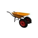 Heavy Duty 130-150Kg Load Capacity, Yellow Double Wheel Barrow(SWB -6)