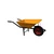 Heavy Duty 130 Kg Load Capacity, Yellow Single Wheel Barrow(SWB 1)