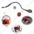 TU26 (3 Pcs) Switch with Cap and Cable SP248, For 2 Stroke 26 CC Engine, Suitable for Power Sprayer & Water Pump