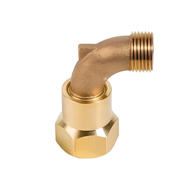 Automat HT-71SE Brass Swivel Elbow for 1" Quick Compact Valve Used for Fitting Pipes