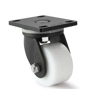 Premium Quality 8 inch (200 mm) 1500 kg Load Capacity Swivel Type Double Ball Beraring Nylon Caster Wheel