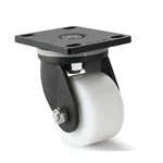 Premium Quality 8 inch (200 mm) 1500 kg Load Capacity Swivel Type Double Ball Beraring Nylon Caster Wheel