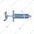 Adjustable Plastic Syringe Steel Non-Toxic Plastic Easy to Fill and Clean Syringe Reusable Veterinary 50 ml || Pack of 1 Pc