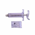 Adjustable Plastic Syringe Steel Non-Toxic Plastic Easy to Fill and Clean Syringe Reusable Veterinary 50 ml || Pack of 1 Pc
