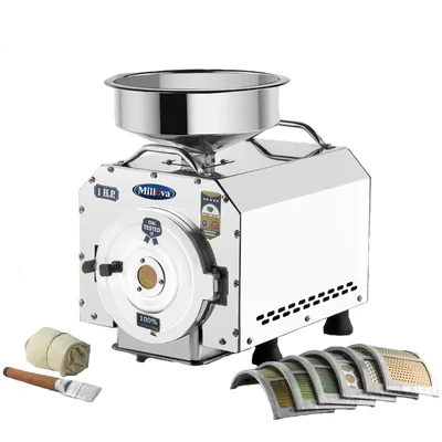 Stainless Steel Table top Cabinet Type 1 HP Atta Chakki, Upto 8kg/hr Output Capacity