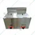 Commercial Gas Operated 6L+6L Tabletop Double Pan Deep Fryer Machine for Using in Food Cart
