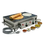 High Quality Tabletop 3KW Electric 15 x 27 x 10 Inch High Efficient Dosa Bhatti For Small Shop and Food Corners