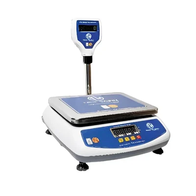 True Weight Table Top ABS Vibrant Digital Weighing Machine, 30kg Capacity (TWT-III-30 Pole) with 1-Year Warranty