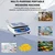 True Weight Table Top ABS Vibrant Digital Weighing Machine, 30kg Capacity (TWT-III-30 Rear) with 1-Year Warranty