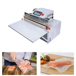 Table top 20 inch Hot Bar Type Sealing Machine with Both Vacuum and Nitrogen Flush Technology.