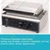 Commercial Nonstick Taiyaki Waffles Maker Machine with 6 Molds pan, Suitable for Restaurant Snack Bar