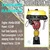 Heavy Duty Tamping Rammer With 4.3 HP Honda GX160 Petrol Engine For Soil Compaction