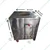 SS 36 x 36 x 30 Inch Square shape Trolley Type Tandoor Bhatti With Single Burner and Four Wheels