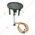 Tandoor Gas Kit for 32 inch Gas Tandoor With Gas Fitting and Baffle Plate