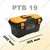 Taparia Compact Plastic Tool Box with Organizer (PTB 19)