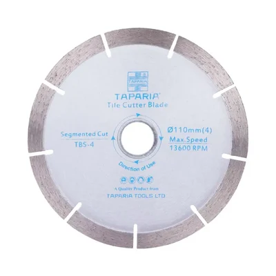 Taparia 4" (110 mm) Segmented Tile Cutter Blade (TBS 4)(Pack-1)