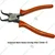 Taparia Hand Tools Combo Of Internal & External Straight and Bent Nose Circlip Pliers