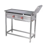  30x17x30 Inches Standing Type Chapati (Roti) Jointless Tawa Bhatti With 2 Knob (Model : Platinum) 