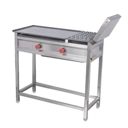  30x17x30 Inches Standing Type Chapati (Roti) Jointless Tawa Bhatti With 2 Knob (Model : Platinum) 