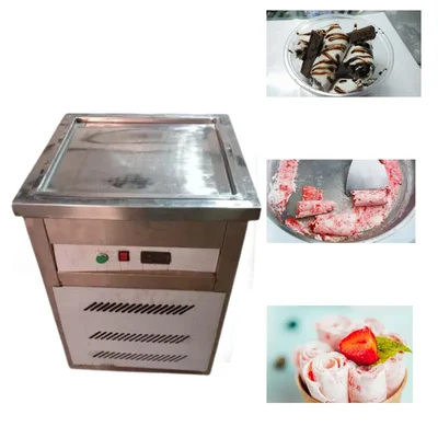 Premium Quality 18x18 inch Tawa Ice Cream Rolling Machine