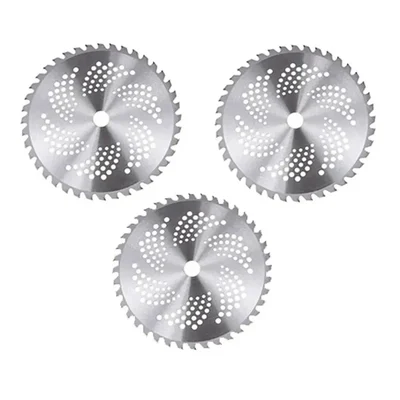 Kisankraft 10 Inch 100 Teeth TCT Blade (Pack of 3) | Best Brush Cutter Blade for Grass & Wood Cutting