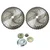 Heavy Duty 2 Pcs of 10 Inch 80T TCT Blades with Gear Head Accessories for Petrol Brush Cutters
