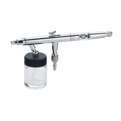 Techno Suction Type Airbrush Pen Gun With 22ml Cup Capacity for Painting and Makeup (AB-182)