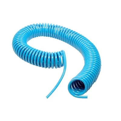Techno 4x6 mm Polyurethane Recoiled Air Hose Pipe(Length-5 Meter)