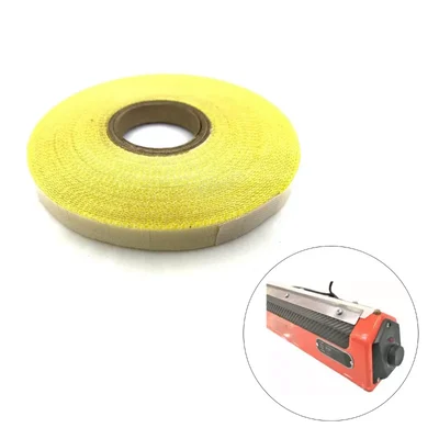 Teflon Yellow Gum Roll Tape for Heat Sealing Machine ( 9mm X 10 Meters)