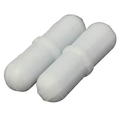 Elecopto 8x15mm Cylindrical Lab Magnetic Stirring Teflon Bead High Chemical Resistance