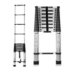 Smarty 16 Steps (20.5 Feet/6.2 Meter) Portable Single Side Telescopic Ladder