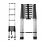 Smarty 16 Steps (20.5 Feet/6.2 Meter) Portable Single Side Telescopic Ladder