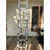 Smarty 8+8 Steps 16.5 Feet (8.25+8.25 Feet) A Shape Double Aluminium Telescopic Ladder 