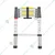 Big Apple 7 Step (6.5 Feet/2 Meter) Aluminium Telescopic Ladder,150 kg Load Capacity