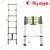 Big Apple 7 Step (6.5 Feet/2 Meter) Aluminium Telescopic Ladder,150 kg Load Capacity