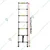 Big Apple 7 Step (6.5 Feet/2 Meter) Aluminium Telescopic Ladder,150 kg Load Capacity