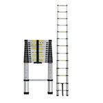 Smarty 13 steps (16.5 ft/5 Meter) Portable Single Aluminium Telescopic Ladder