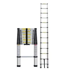 Smarty 13 steps (16.5 ft/5 Meter) Portable Single Aluminium Telescopic Ladder 