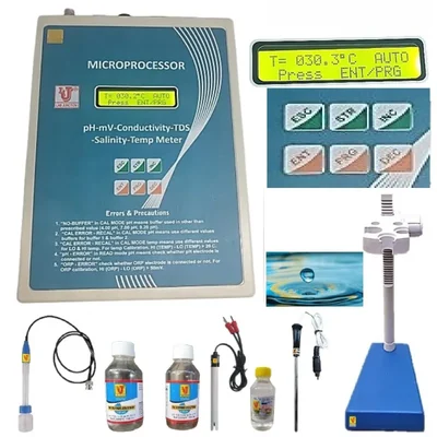 Microprocessor pH, EC, TDS, Salinity, mV, Temperature Meter For Laboratory Usage
