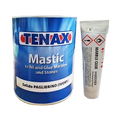 Tenax 1.35 Kg Liquid Mastic Cream To Fill & Glue Marbles & Stones (Ivory)