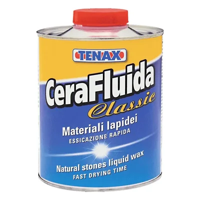Tenax 1 L Cera Fluida Classic Liquid Wax Used To Increase The Polishing Effect on Onyxes, Marble, Natural Stones, Granite, Agglomerates, Terrazzo