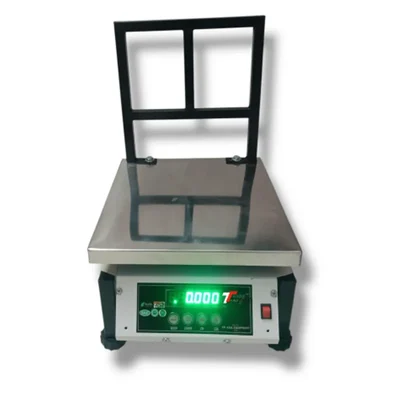 Tesla 100 Kg Capacity 300 x 300 mm Bench Type Foldable Weighing Machine ,With 6 Months Battery Warranty (CKЕР 302)